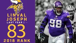 #83: Linval Joseph (DT, Vikings) | Top 100 Players of 2018 | NFL