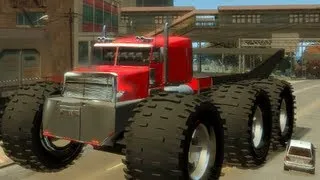 Gta 4 BIGGEST MONSTER TRUCK