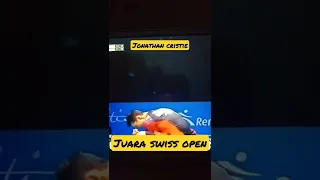 Juara ☞Jonathan Cristie Swiss Open 2022 #videoshorts