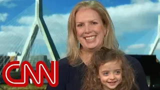 2-year-old hijacks interview about her adoption story