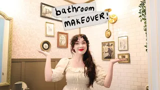 Giving My Tiny Bathroom an old-timey ✨Makeover✨