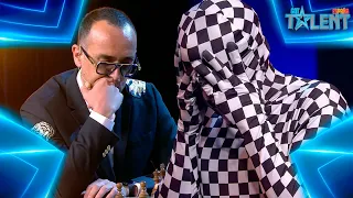 REY ENIGMA challenges RISTO MEJIDE to a GAME OF CHESS | Auditions 7 | Spain's Got Talent 7 (2021)