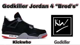 Kickwho’s Godkiller Air Jordan 4 'OG Breds'