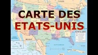 CARTE DES ETATS-UNIS