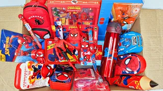 Ultimate Spiderman Stationery collection - water bottle, music watch, jumbo pencil box, coffee mug