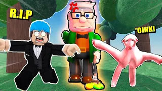 Teamwork Escape Grandpa | ROBLOX | BAGONG KAIBIGAN BABOY NA GUTOM!