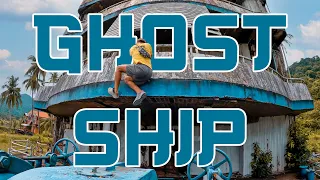 Entering Abandoned Ghost Ship in Koh Chang 🇹🇭