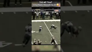 The hit that changed Reggie Bush😳 #viral #nfl #shorts #highlights