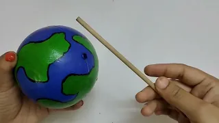 Globe for science project /Model of Earth/ globe making ideas/ globe school project