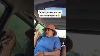 QUAND JE CONDUIS MA MÈRE EN VOITURE 😌 Tayriz -#shorts