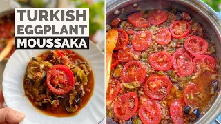 Turkish Eggplant Moussaka "Patlıcan Oturtma / Musakka"