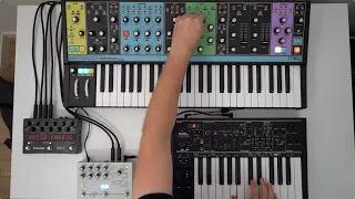 Ambient jam with Moog Matriarch, Novation AFX Station, Hologram Microcosm, and Eventide Space