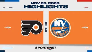 NHL Highlights | Flyers vs. Islanders - November 25, 2023