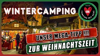 Wintercamping in Valkenburg - MEGA-TIPP - Weihnachtsstadt - Weihnachtsgrotte - Camping mit Herz