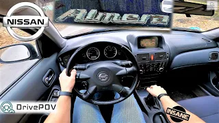 Nissan Almera II 2004 | 98HP-136NM | POV TEST DRIVE, POV ACCELERATION, POV REVIEW | #DrivePOV