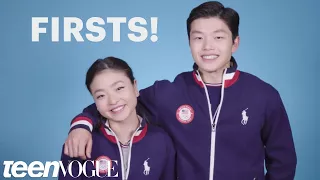 Maia and Alex Shibutani, Ice Dancing Siblings, Talk Firsts | Teen Vogue