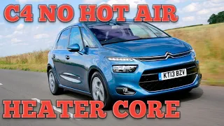 Citroen C4 Picasso heater core/rad/matrix replacement, Murphyslaw