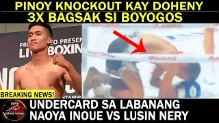 BREAKING NEWS: TJ Doheny 3x PINABAGSAK si Pinoy Bryl Bayogos Talo 4rth Rounds Knockout