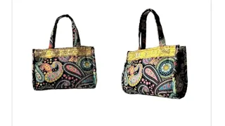 DIY ladies hand bag making at home / Cutting of bag & stitching /Handbag / Designers bag