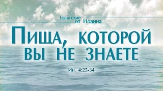 Проповедь: "Ев. от Иоанна: 25. Пища, которой вы не знаете" (Алексей Коломийцев)