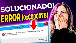 Error 0xc00007b solucion definitiva muy facil Windows 10/11/8/7|MÉTODO IMPLACABLE|2023-2024-2025