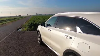 Kia Sorento 1.6 T-GDI Hybrid doing 0-100 km/h flatout