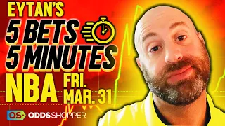 5 Best NBA Bets In 5 Minutes | Friday 3/31/23 NBA Picks & Predictions | NBA Player Props Today