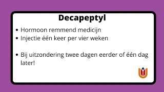 Instructievideo injecteren Decapeptyl