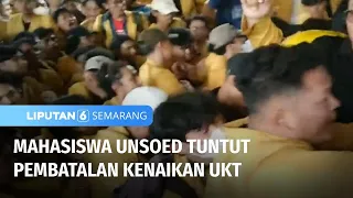 Mahasiswa Unsoed Tuntut Rektor Mundur  | Liputan 6 Semarang