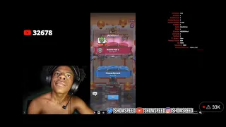 Speed was dancing while hearing the famous emote in clash royale