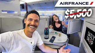 We Paid $270 for Air France Business Class | TAHITI to LAX