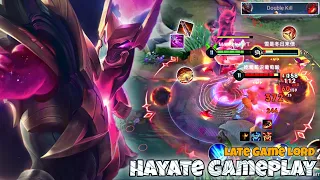 Hayate Dragon Lane Pro Gameplay | Late Game Lord | Arena of Valor Liên Quân mobile CoT