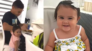 La hija de Natti Natasha y Raphy Pina, Vida Isabelle no le deja comer en paz a su hermano mayor