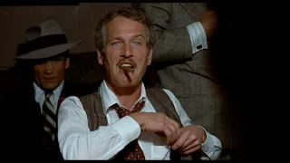 El golpe - Jugando al Póker en el tren (Paul Newman)