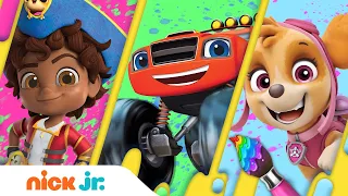 Guess the Missing Colors w/ PAW Patrol, Santiago & Blaze! 🌈 | Color Games #11 | Nick Jr.