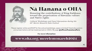 Merrie Monarch 2024 Panel Discussion: Indigenous Traditional Ecological Knowledge