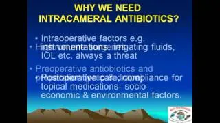 Intracameral Antibiotics For Endophthalmitic Prophylaxis During Cataract Surgery Jan 13