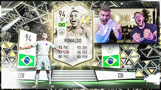 Wir ziehen ICON RONALDO R9 94 (Tauschbar) 😱🇧🇷 UNGLAUBLICH !! FIFA 22