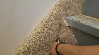How to install carpet stringers (carpet on the side of stairs)