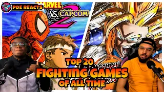 Top 20 Best Fighting Games of All Time (REACTION & DISSCUSSION)