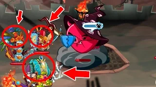 Angry Birds Epic: Red, Chuck & Blue Birds (New Helms!)Gameplay On Magic Shield 1-5 + Wizpig's Castle