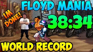 Streets of Rage 4 DLC V8 FLOYD MANIA SPEEDRUN 38:34 WORLD RECORD!