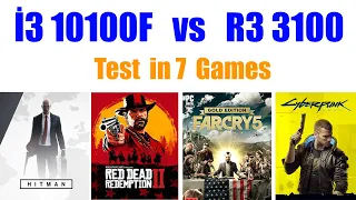 i3 10100f vs Ryzen 3 3100 / TEST İN 7 GAMES