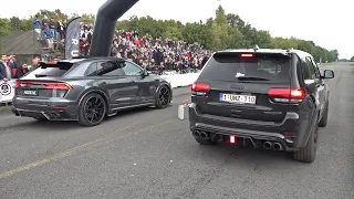 800HP Audi RSQ8 ABT Signature Edition vs 1000HP Jeep Cherokee Trackhawk with Meisterschaft Exhaust