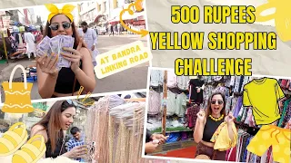 500 Rupees YELLOW Challenge | Funniest Street Side Bargaining 🤣 | Garima's Good Life