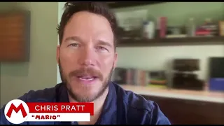 Chris Pratt stomps koopas except he remembered his line