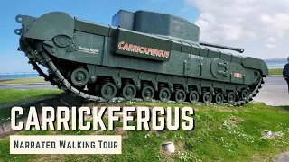 CARRICKFERGUS | 4K Narrated Walking Tour | Let's Walk 2022