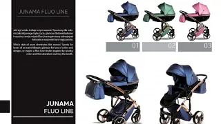 Новая коллекция детских колясок Junama FLUO LINE.