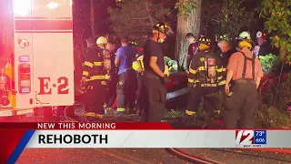 Woman seriously injured after car crashes into tree, flipping over in Rehoboth