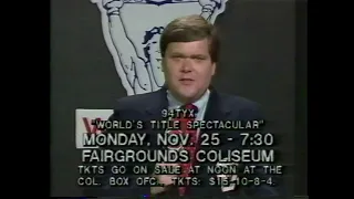 Mid South Wrestling Local Promo TV Spot Commercial 11/15/1985 Jackson Fairgrounds Coliseum Jim Ross